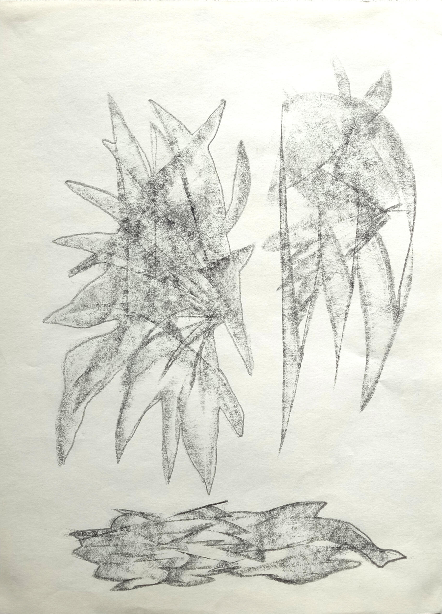 Untiled, graphite on paper 29x40cm 2022