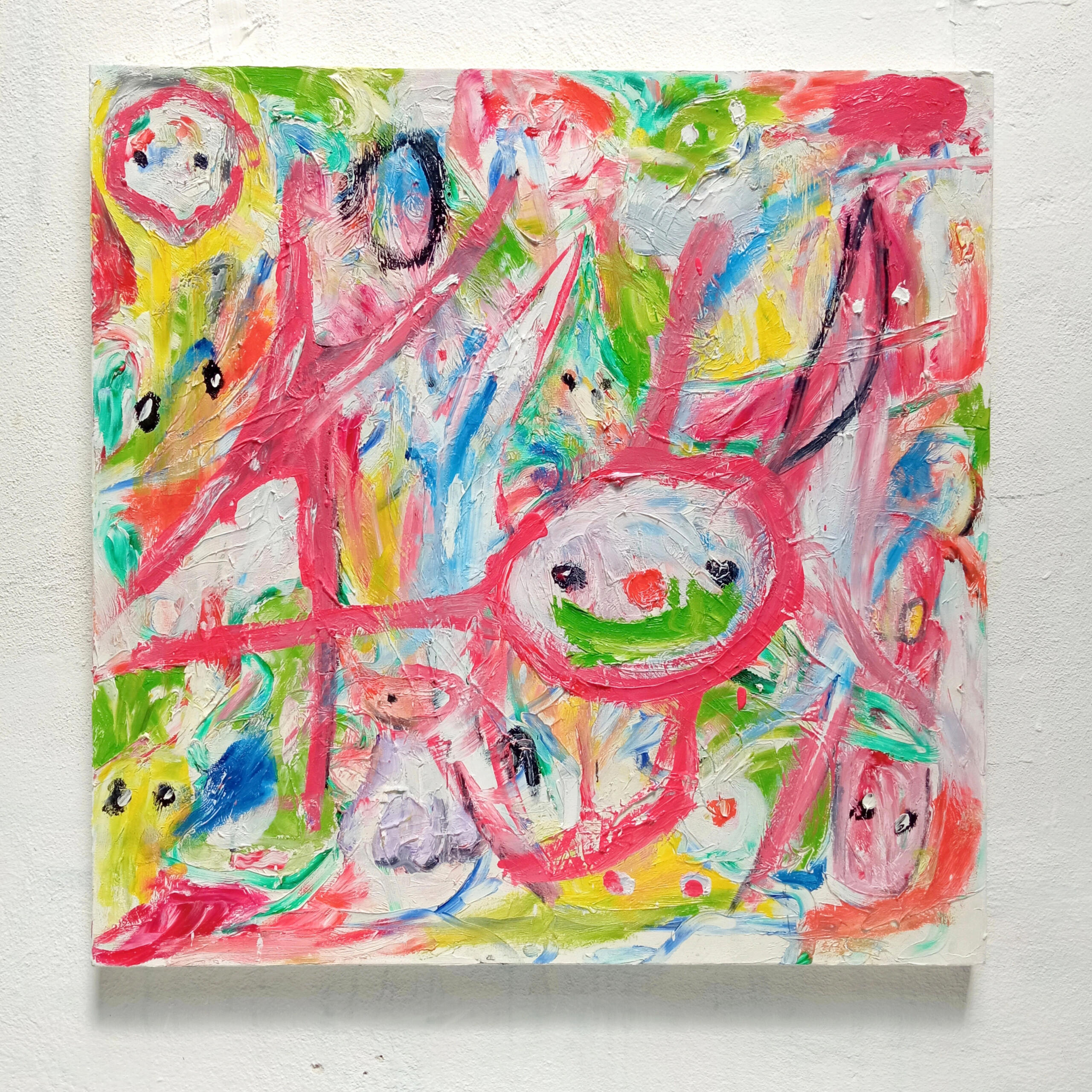 "Random Adventures 2" oil on canvas 60x60cm Random Adventures series 2025