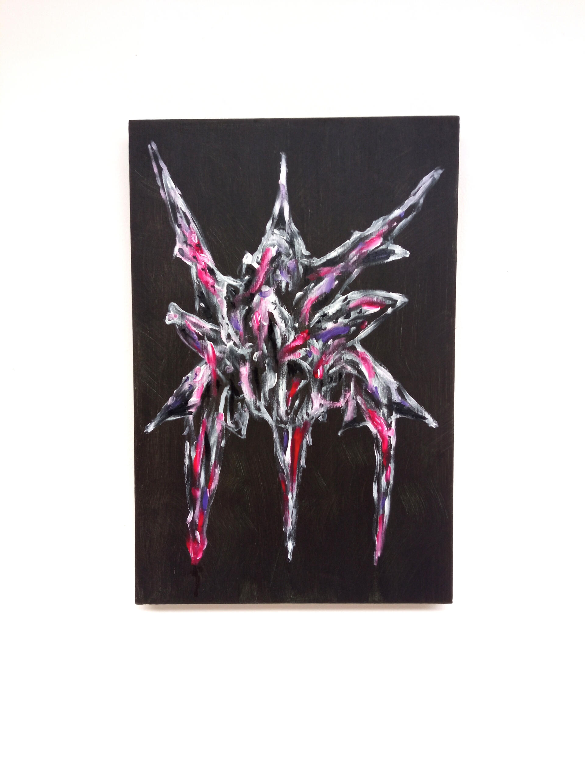 "Black Gems 2" oil on canvas 81x61cm 2023 (Black Gems series)