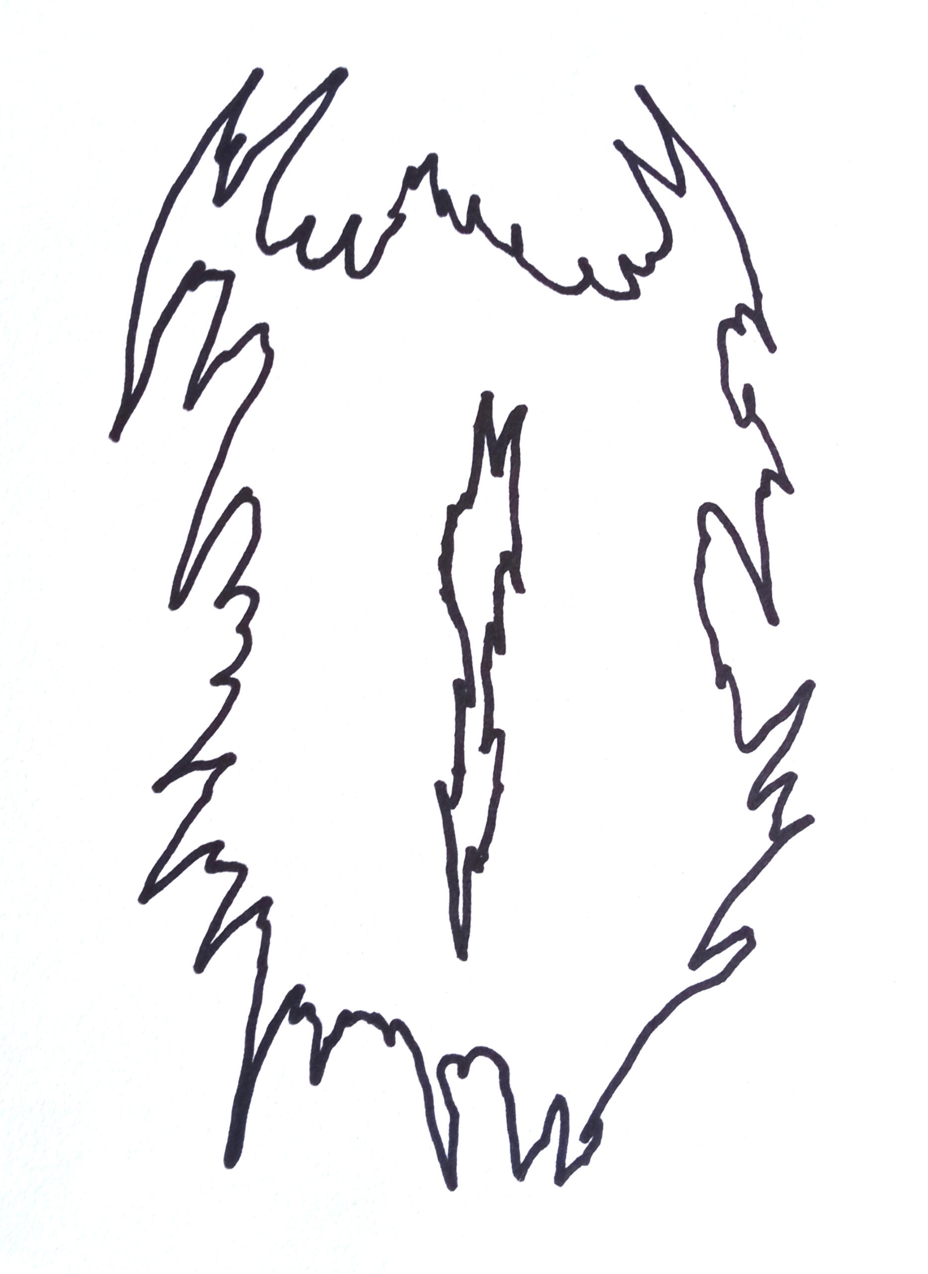 Untiled - marker on paper A5 2023