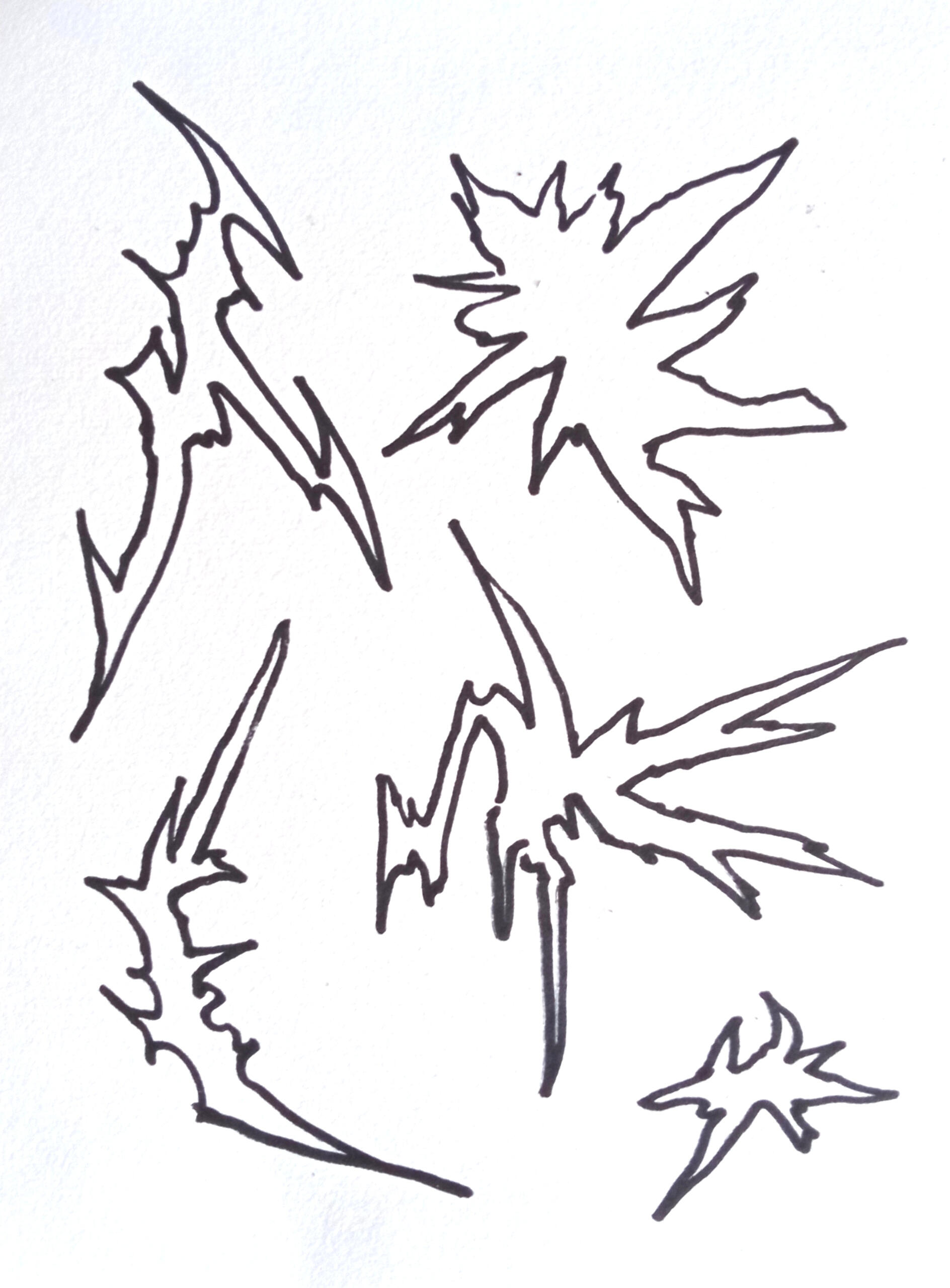 Untiled - marker on paper A5 2023